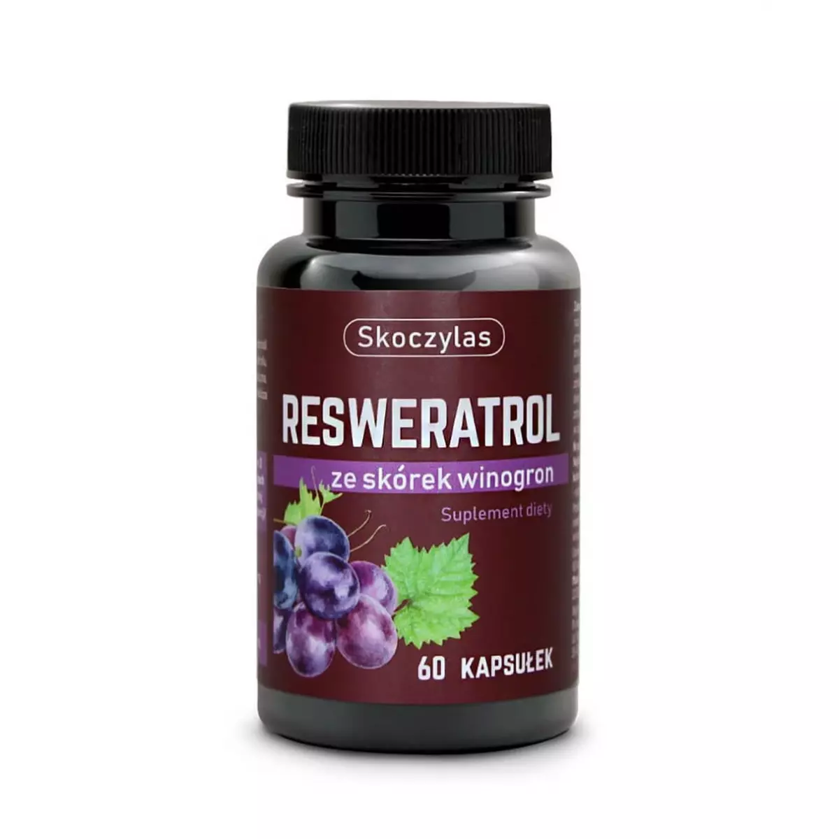 Resweratrol ze Skórek Winogron (60 kaps) Skoczylas Resweratrol ze Skórek Winogron (60 kaps) Skoczylas