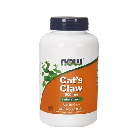 Cat's Claw 500 mg Vilcacora Koci pazur (250 kaps) Now Foods