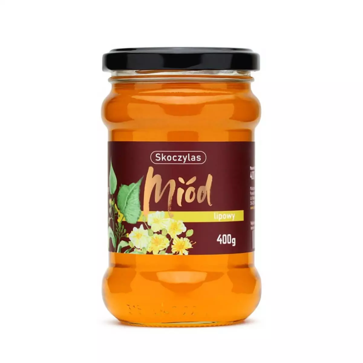 Miód Naturalny Lipowy 400 g Skoczylas Miód Naturalny Lipowy 400 g Skoczylas