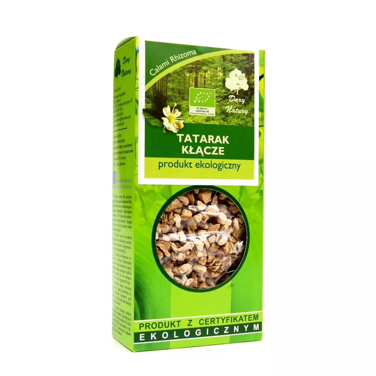 Tatarak Kłącze EKO 50 g Zioła Dary Natury Tatarak Kłącze EKO 50 g Zioła Dary Natury