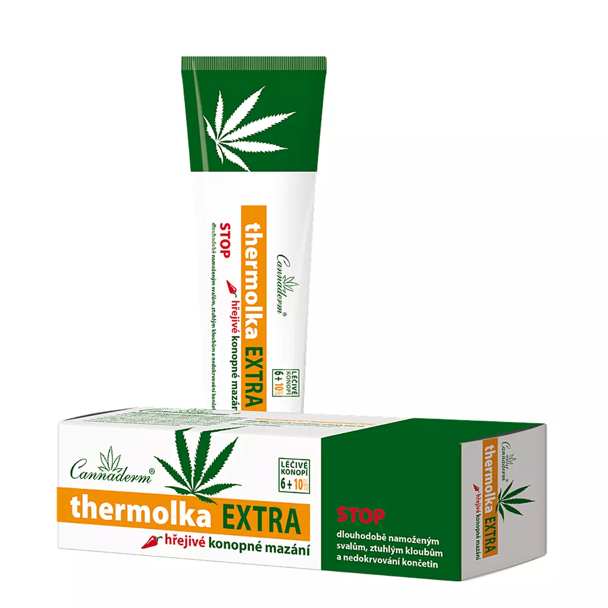 Thermolka Extra Rozgrzewający Żel Przeciwbólowy z Konopi (na mięśnie, stawy, kręgosłup) 150 ml Cannaderm Thermolka Extra Rozgrzewający Żel Przeciwbólowy z Konopi (na mięśnie, stawy, kręgosłup) 150 ml Cannaderm