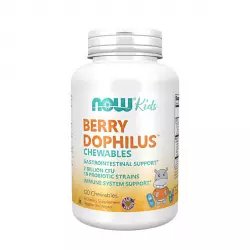 BerryDophilus Kids 2 mld 10 Szczepów Probiotyk dla Dzieci (120 tab. do ssania) Now Foods
