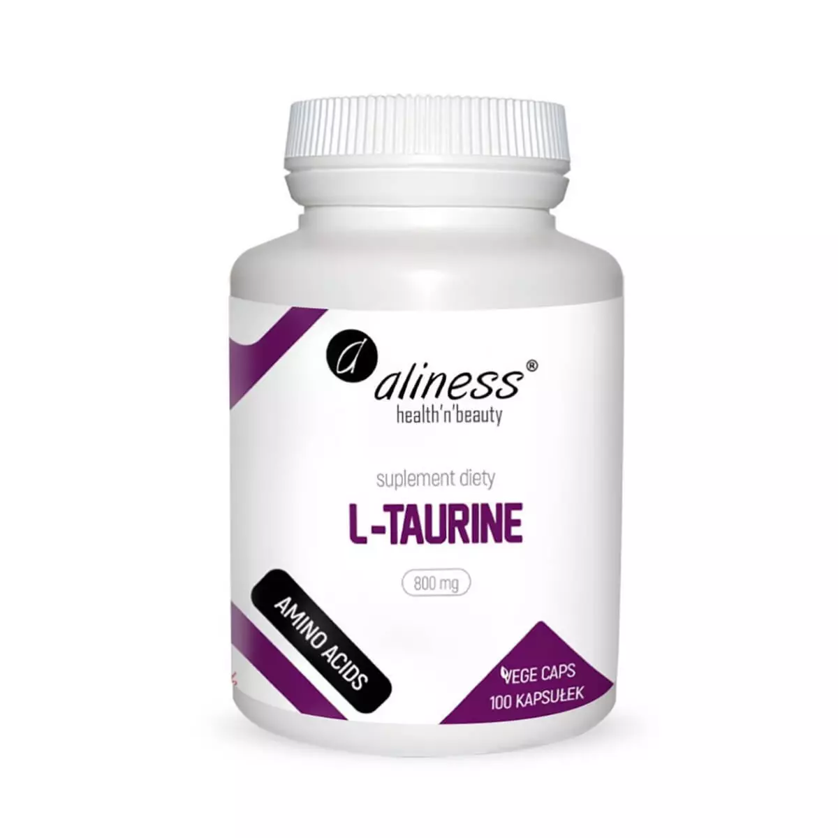 L-Taurine L-tauryna 800 mg (100 kaps) Aminokwasy Aliness L-Taurine L-tauryna 800 mg (100 kaps) Aminokwasy Aliness