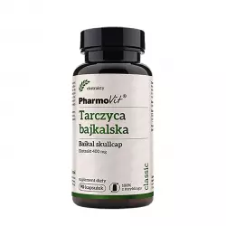 TARCZYCA BAJKALSKA Ekstrakt 4:1 400 mg (90 kaps) Pharmovit