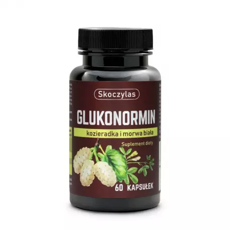 Glukonormin Kozieradka + Morwa Biała (60 kaps) Skoczylas