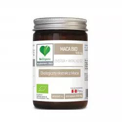 Maca BIO Ekstrakt 500 mg Energia i Witalność (100 tab) BeOrganic (OUTLET)