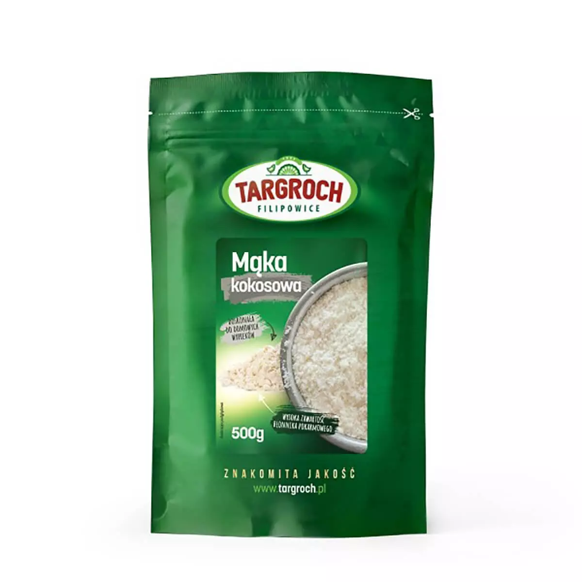 Mąka kokosowa 500 g TARGROCH Mąka kokosowa 500 g TARGROCH