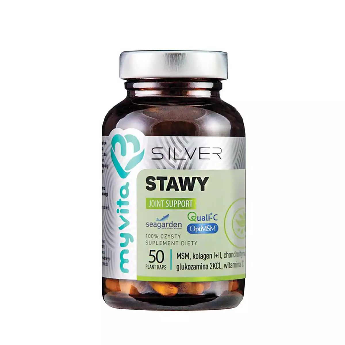Pro Complex Stawy Joint Support MSM Kolagen (50 kaps) Silver MyVita Pro Complex Stawy Joint Support MSM Kolagen (50 kaps) Silver MyVita