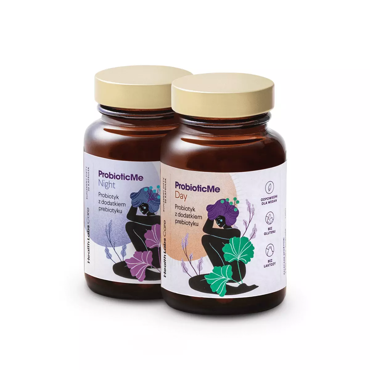 ProbioticMe Probiotyk z Dodatkiem Prebiotyku na Dzień i na Noc (60 kaps) Health Labs Care ProbioticMe Probiotyk z Dodatkiem Prebiotyku na Dzień i na Noc (60 kaps) Health Labs Care