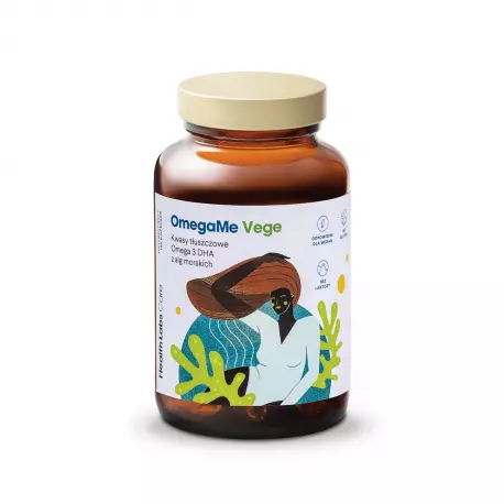 OmegaMe Vege Kwasy Tłuszczowe Omega-3 DHA (60 kaps) Health Labs Care