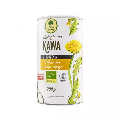 Kawa z Korzenia Mniszka Lekarskiego EKO 200 g (TUBA) Dary Natury