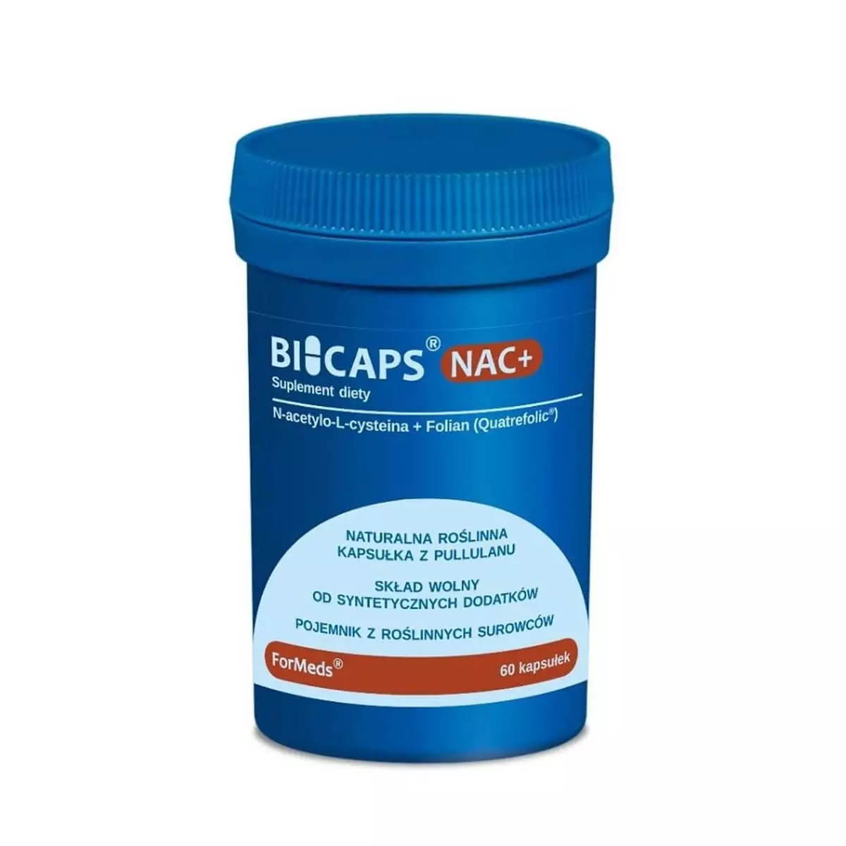 BICAPS NAC+ Folian Quatrefolic (60 kaps) ForMeds BICAPS NAC+ Folian Quatrefolic (60 kaps) ForMeds