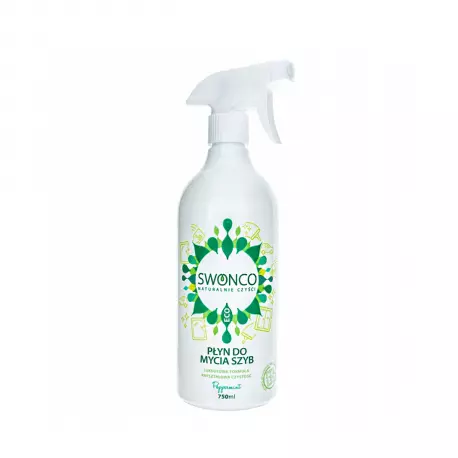 Płyn do Mycia Szyb Ekologiczny Peppermint Miętowy 750 ml SWONCO