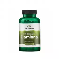 Ekstrakt z Liści Damiana Full Spectrum 510 mg (100 kaps) Swanson