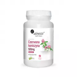 Czerwona koniczyna 500 mg Ekstrakt 8% Izoflawonów (90 kaps) Aliness