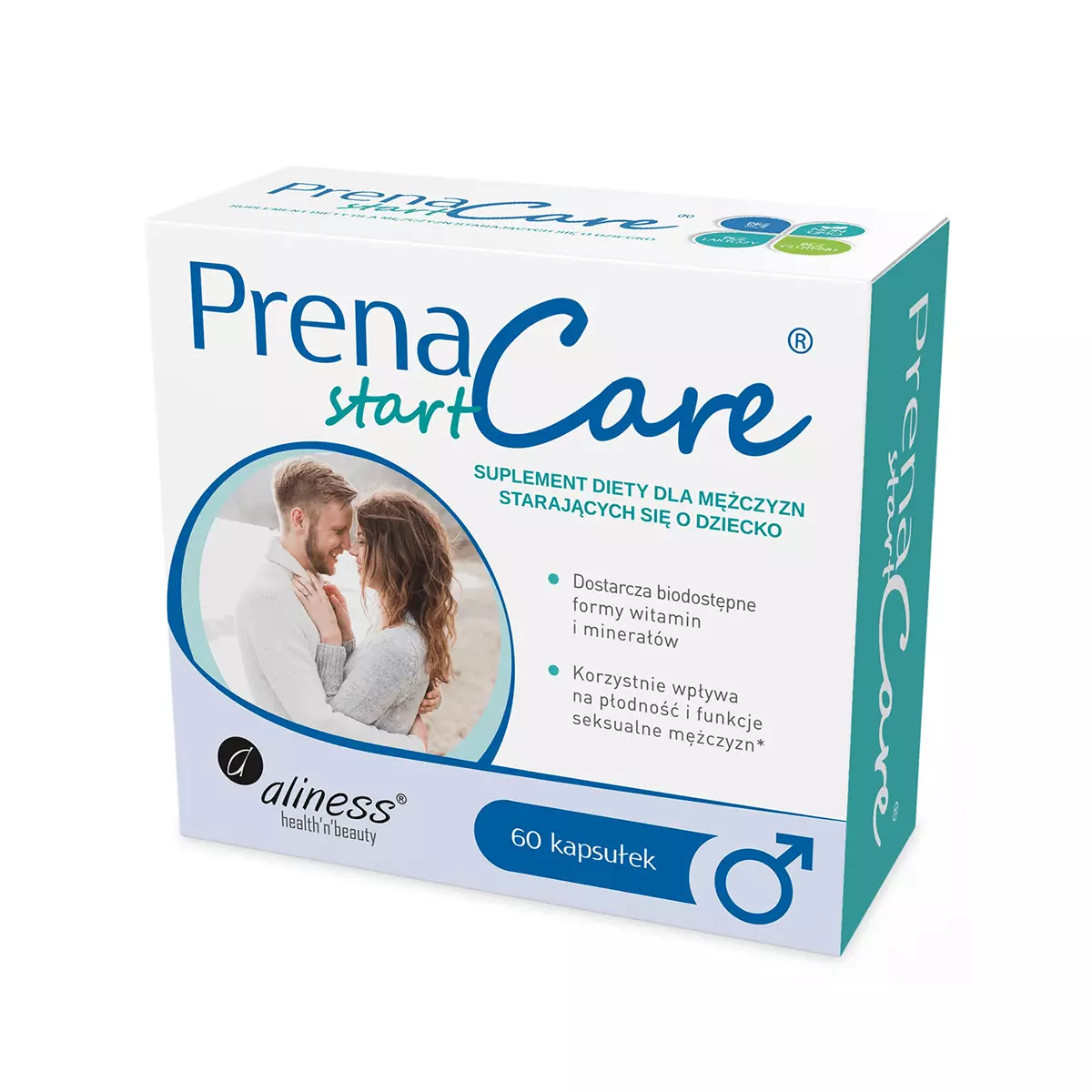 PrenaCare Start dla Mężczyzn starających się o Dziecko (60 kaps) Aliness PrenaCare Start dla Mężczyzn starających się o Dziecko (60 kaps) Aliness