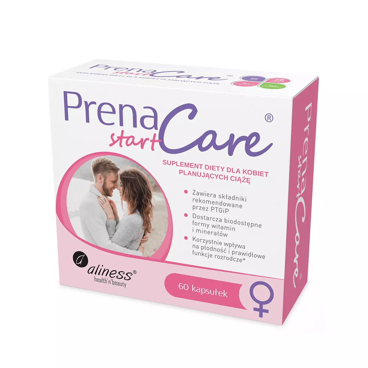 PrenaCare Start dla Kobiet Planujących Ciążę (60 kaps) Aliness PrenaCare Start dla Kobiet Planujących Ciążę (60 kaps) Aliness