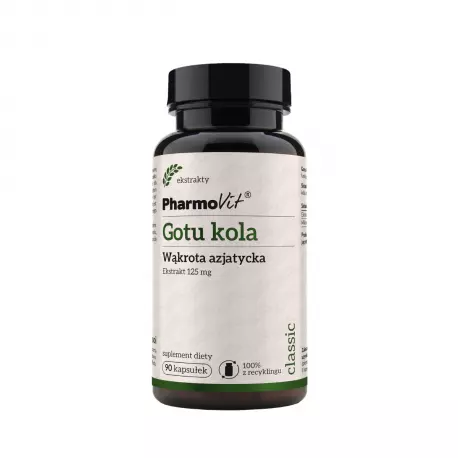 GOTU KOLA Wąkrota Azjatycka 4:1 125 mg (90 kaps) Pharmovit
