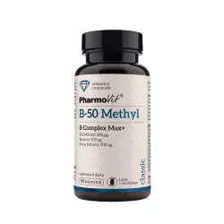 Kompleks Witamin B-50 Methyl B-complex Max+ (60 kaps) Pharmovit