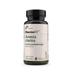 ARONIA CZARNA Ekstrakt 20:1 200mg (60kaps) PHARMOVIT