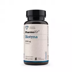 BIOTYNA Witamina B7 2500µg (60kaps) PHARMOVIT