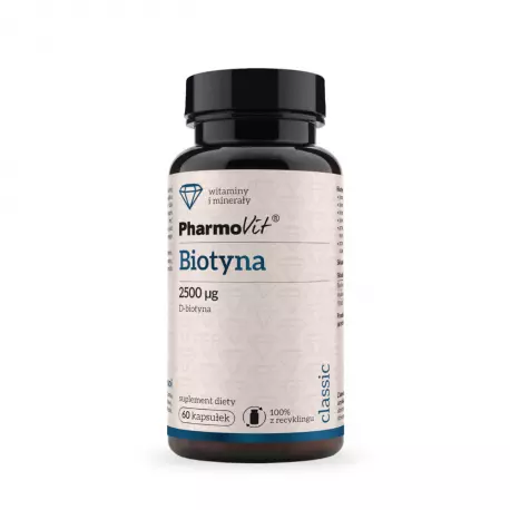 BIOTYNA Witamina B7 2500µg (60kaps) PHARMOVIT