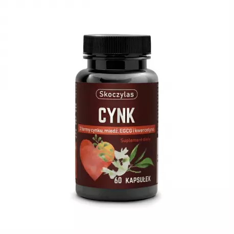 Cynk 3 formy Miedź ECGC Kwercetyna (60 kaps) Skoczylas