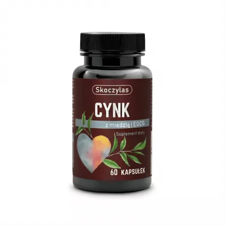 Cynk i Miedź + ECGC z Zielonej Herbaty (60 kaps) Skoczylas