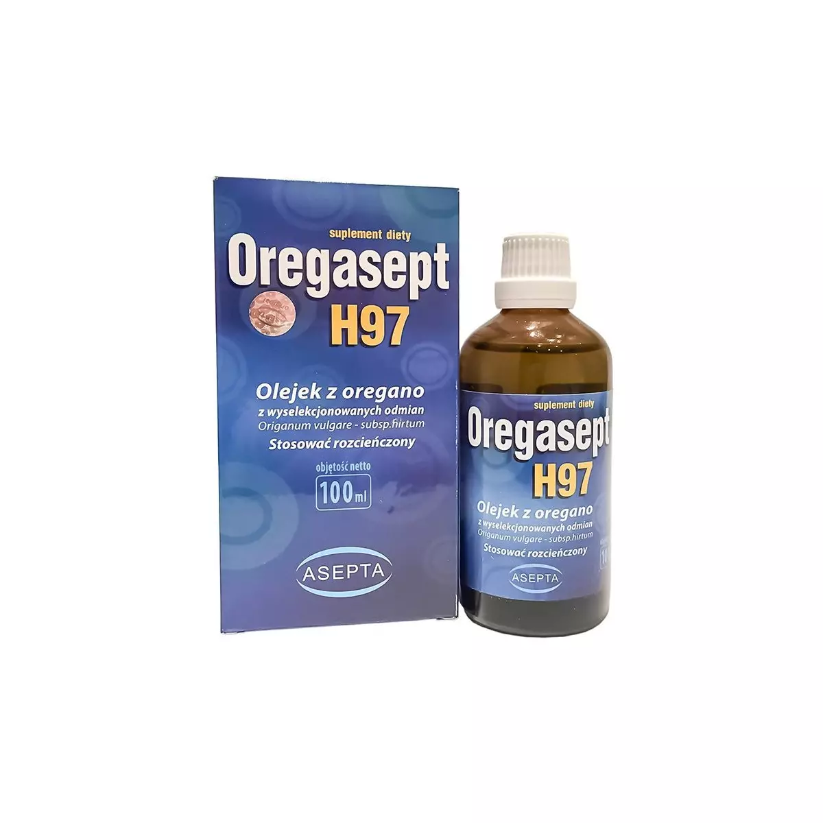 Oregasept H97 100 ml Olejek z Oregano Asepta Oregasept H97 100 ml Olejek z Oregano Asepta