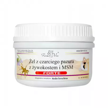 Czarci Pazur Żywokost MSM Forte 350 ml Farm-Vix