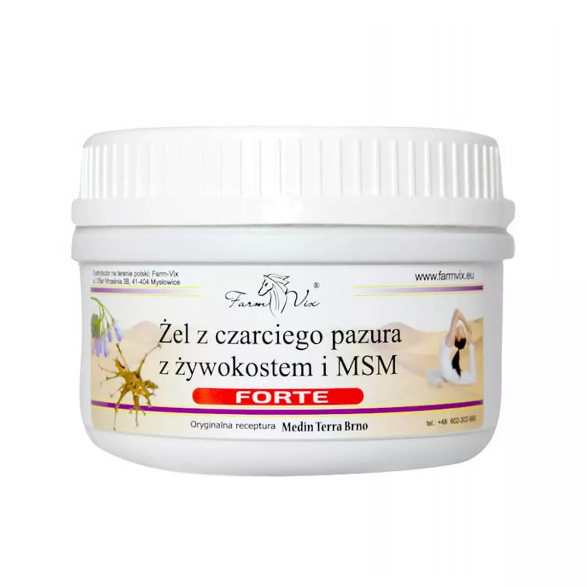 Czarci Pazur Żywokost MSM Forte 350 ml Farm-Vix Czarci Pazur Żywokost MSM Forte 350 ml Farm-Vix