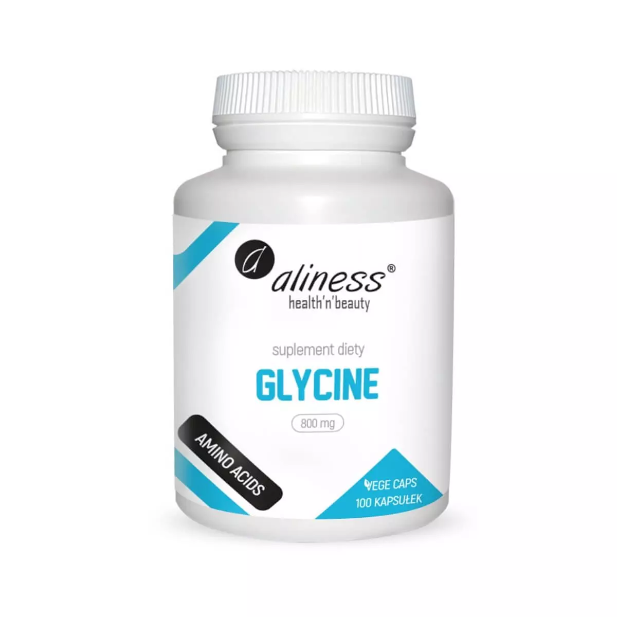 Glycine Glicyna 800 mg (100 kaps) Aminokwasy Aliness Glycine Glicyna 800 mg (100 kaps) Aminokwasy Aliness