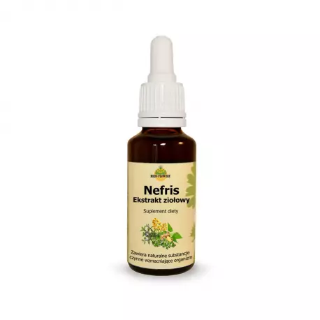 Nefris Ekstrakt Ziołowy Nawłoć Tymianek Mięta Pokrzywa Imbir 30 ml Medi-Flowery