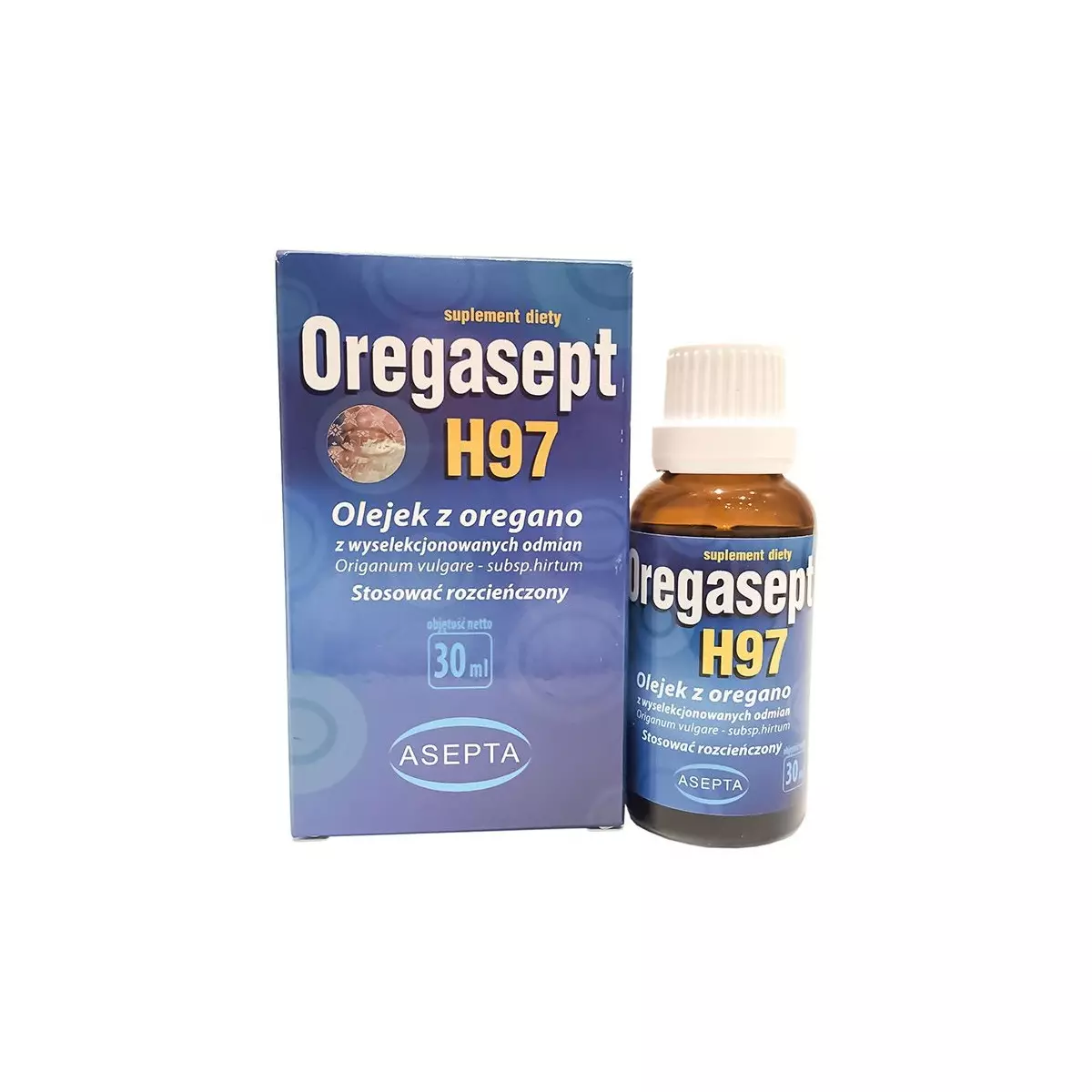 Oregasept H97 30 ml Olejek z Oregano Asepta Oregasept H97 30 ml Olejek z Oregano Asepta