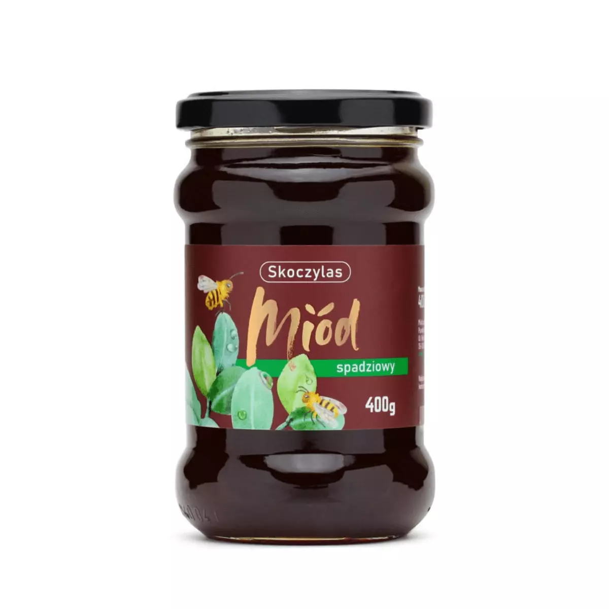 Miód Naturalny Spadziowy 400 g Skoczylas Miód Naturalny Spadziowy 400 g Skoczylas
