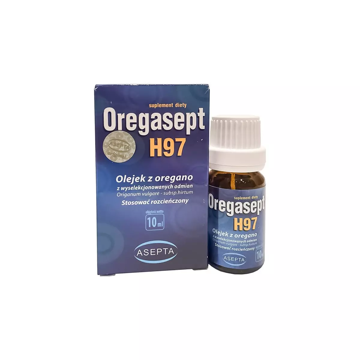 Oregasept H97 10 ml Olejek z Oregano Asepta Oregasept H97 10 ml Olejek z Oregano Asepta