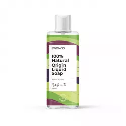 Naturalne Mydło w Płynie Fig & Green Tea Figa i Zielona herbata 100% Natural 300 ml SWONCO