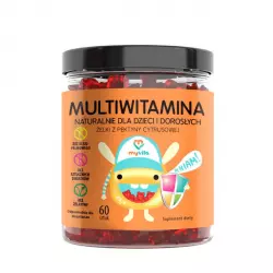 MULTIWITAMINA Naturalne Żelki z Witaminami dla dzieci i dorosłych (60 szt) MyVita