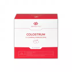 Colostrum Bovinum Bioaktywny Liofilizat 2h 1000 mg z Czarną Porzeczką i Bananem Wsparcie Odporności (30 saszetek) Genactiv