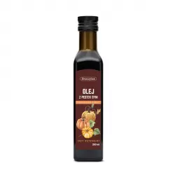 Olej z Pestek Dyni Nierafinowany Tłoczony na Zimno 100% Naturalny 250 ml Skoczylas