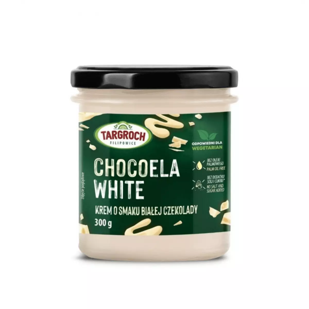 Krem o Smaku Białej Czekolady CHOCOELA WHITE 300 g TARGROCH Krem o Smaku Białej Czekolady CHOCOELA WHITE 300 g TARGROCH