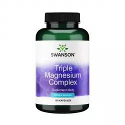 Triple Magnesium Complex Magnez 400 mg (100 kaps) Swanson