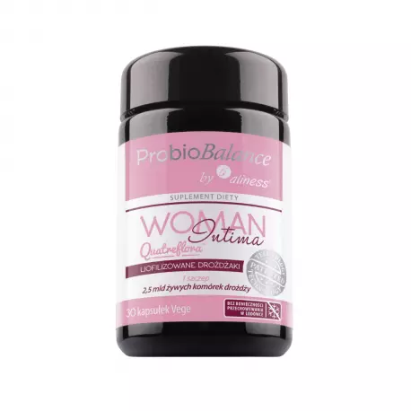 Probiotyk dla Kobiet ProbioBalance Woman Intima 2,5 mld (30 kaps) Aliness
