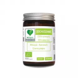ODCHUDZANIE BIO 400 mg Mniszek Karczoch Czarny Pieprz (100 tab) BeOrganic