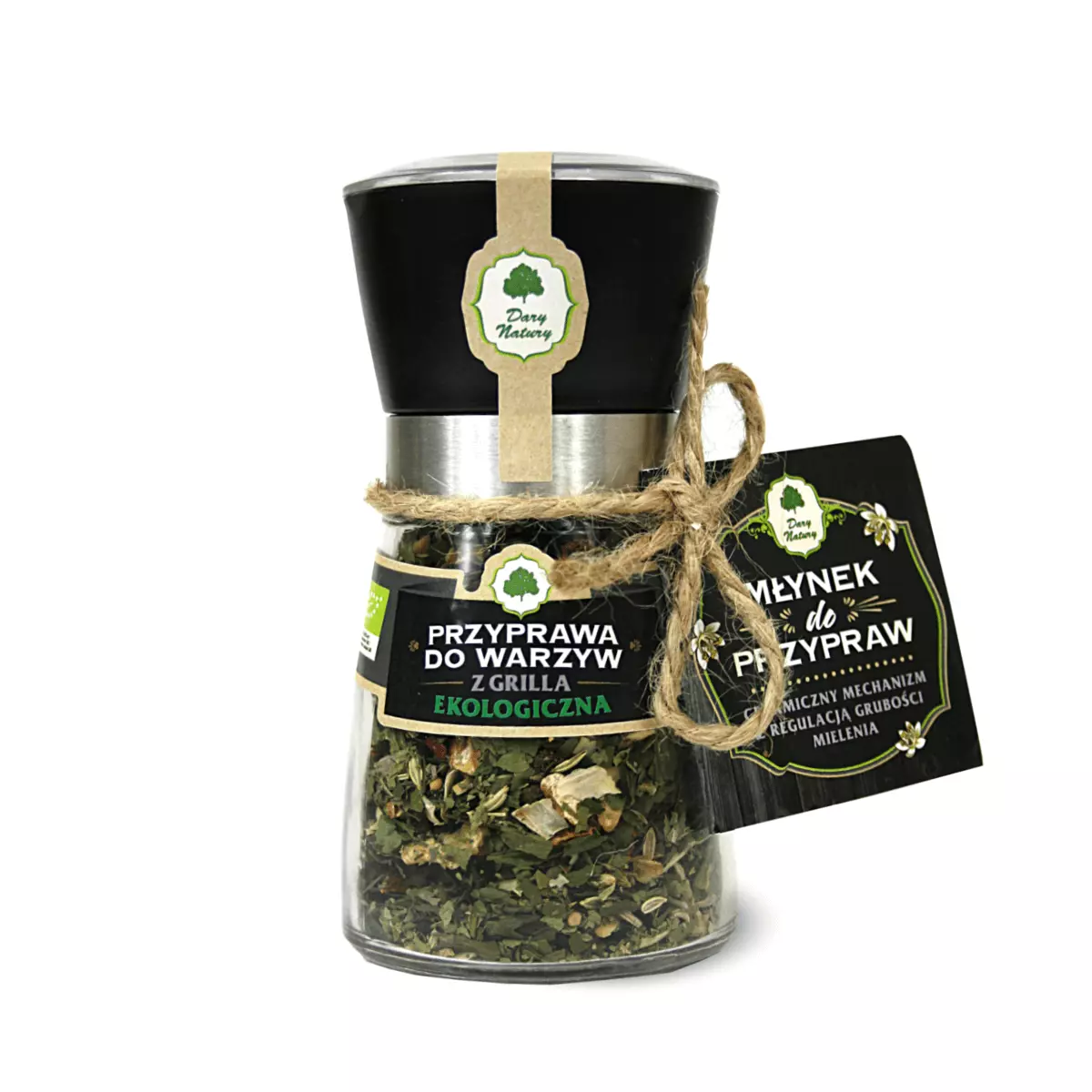 Przyprawa do Warzyw z Grilla EKO w Młynku 50 g Ekologiczne Przyprawy Dary Natury Przyprawa do Warzyw z Grilla EKO w Młynku 50 g Ekologiczne Przyprawy Dary Natury