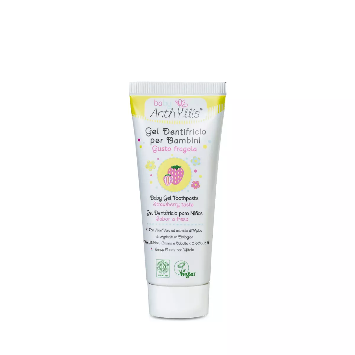 Żelowa Pasta do Zębów dla Dzieci bez Fluoru 75 ml Pierpaoli Baby Anthyllis Żelowa Pasta do Zębów dla Dzieci bez Fluoru 75 ml Pierpaoli Baby Anthyllis