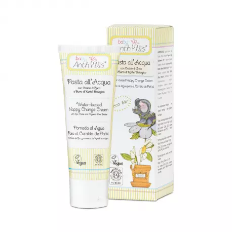 Balsam Ochronny na Podrażnienia Pieluszkowe na Bazie Wody z Masłem Shea Tlenkiem Cynku i Olejami 75 ml Pierpaoli Baby Anthyllis