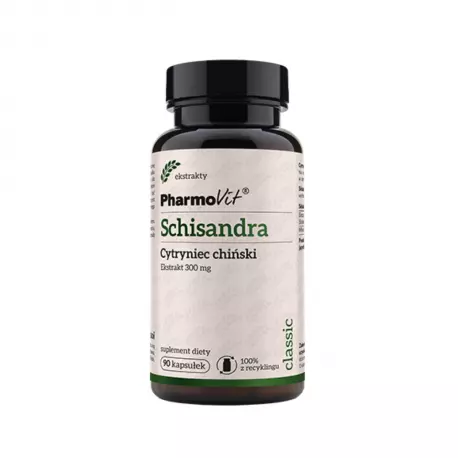 CYTRYNIEC CHIŃSKI Ekstrakt 4:1 300 mg Schisandra (90 kaps) Pharmovit