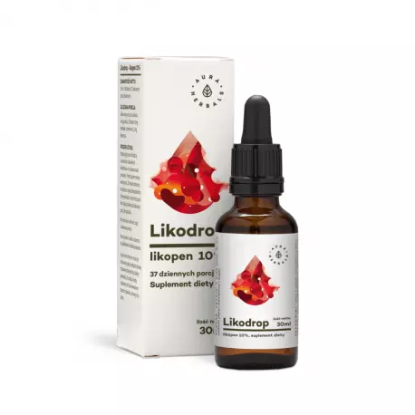 Likodrop Standaryzoway Ekstrakt z Pomidora Zwyczajnego Likopen 10% Krople 30 ml Aura Herbals
