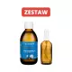 Zestaw DMSO 99,9% z Magnezem (chlorek) Roztwór 60% 250 ml + Butelka szklana z Atomizerem 100 ml ChemWorld